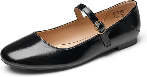 Rekayla Flats for Women Mary Jane Shoes Women Round Toe Ballet Flats with Buckle Strap Comfortable Dress Shoes for Work Casual Daily Wear in Saudi Arabia