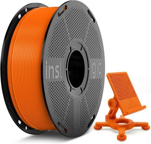 Inslogic PETG Pro 3D Printer Filament 1.75 mm, High-Speed PETG Filament, Stronger Toughness, 1 kg Spool, Dimensional Accuracy +/- 0.02 mm, Compatible with FDM Printers, Gray in Saudi Arabia
