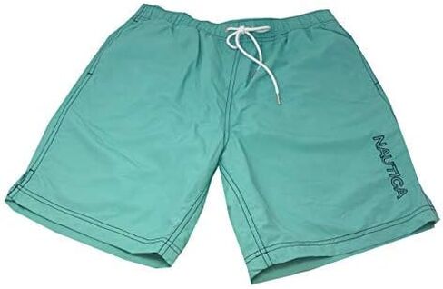 Nautica Mens Quick-Dry Logo Swim Trunk Shorts in Kuwait