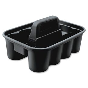 Rubbermaid Commercial Products Deluxe Carry Caddy for Take-Out Coffee/Soft Drinks, Postmates/Uber Eats/Food Delivery, Cleaning Products, Sports/Water Bottles, Black in Kuwait