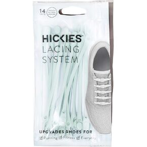HICKIES Tie-Free Laces - No Tie Shoe Laces for Adults - Tieless Elastic for Sneakers & Flat Shoes - One Size Fits All, Unisex (Red) in Saudi Arabia