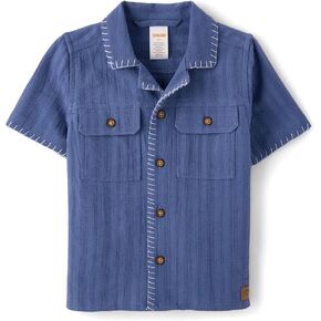 Gymboree,Matching Family Short Sleeve Button Up Shirt in Kuwait