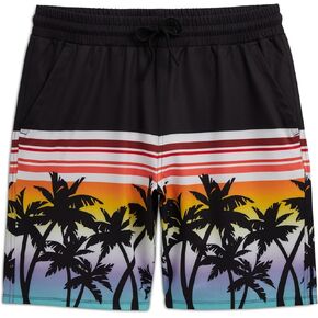 TomboyX Swim 9" Lined Board Shorts, Bathing Suit Athletic Sports Bottom Mid-Rise Trunks, UPF 50 Sun Protection, (XS-6X) in Saudi Arabia