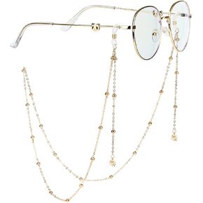 AININI Eyeglass Chains with Lantern Silver Pendant for Women, Stylish Eyeglasses Chain Necklace Mask Lanyard Chain Sunglasses Chain Face Mask Holder Chain for Women Girls Men in Kuwait
