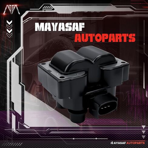 MAYASAF DG530 [Pack of 2] Ignition Coils for Ford 1991-03 Contour E-150 Escort Explorer Mustang Ranger Mercury Lincoln Town Car Mark VIII Mazda C924 FD-487 FD4877 in Saudi Arabia