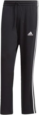 adidas Men's Essentials Fleece Open Hem 3-Stripes Pants in Saudi Arabia