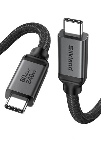 Silkland USB-IF Certified USB4 for Thunderbolt 5 Cable 5FT, 80Gbps 240W 8K in Saudi Arabia