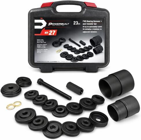 مجموعة أدوات Powerbuilt Alltrade 648996 Kit 66 Master Bearing Race and Seal Driver Tool، فضي in Saudi Arabia