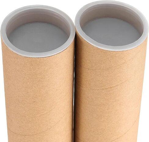 HOIGON18 Pack 2 x 16 Inch Mailing Shipping Tubes with Caps, Thick Mail Tubes Cardboard Mailing Tube for Packing,Shipping, Artwork, Crafts, Storage of Poster in Saudi Arabia