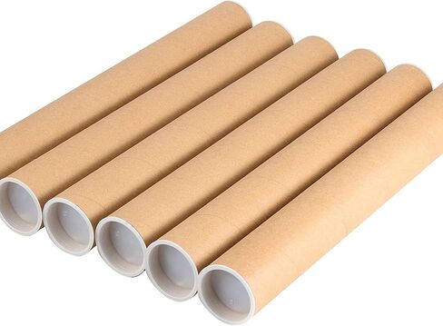 HOIGON18 Pack 2 x 16 Inch Mailing Shipping Tubes with Caps, Thick Mail Tubes Cardboard Mailing Tube for Packing,Shipping, Artwork, Crafts, Storage of Poster in Saudi Arabia