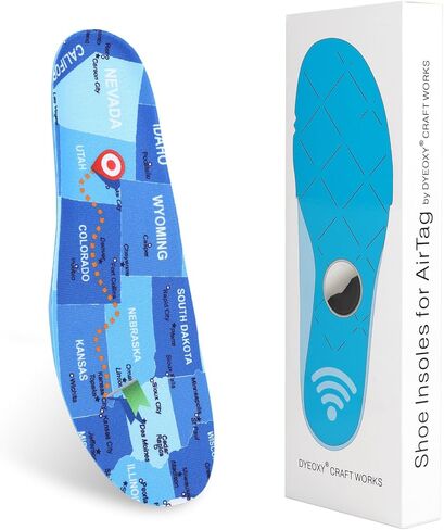 حشوات حامل Airtag للأطفال وكبار السن، حافظة Airtag لتتبع خطواتك وأحذيتك in Kuwait