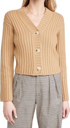Vince Women's Chunky Ribbed Cardigan in Saudi Arabia