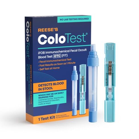 Reese's ColoTest Immunochemical Fecal Occult Blood Test (iFOB) for Colorectal Cancer Screening 1ct in Saudi Arabia