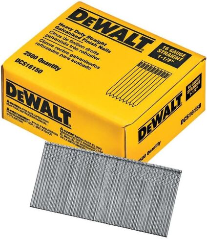 طلاء أظافر من شركة ديوولت، 3.81 سم، 16GA، عبوة من 2500 قطعة (DCS16150) in Kuwait