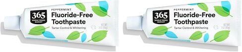 365 by Whole Foods Market, Fluoride Free Travel Toothpaste, 3 Ounce in Kuwait