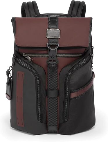 Tumi Men's Logistics Flap Lid Backpack, Oxblood, One Size in Kuwait
