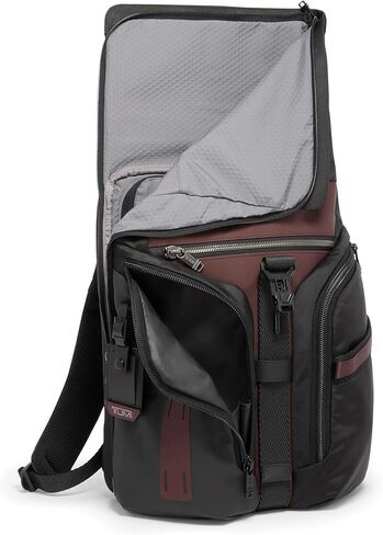 Tumi Men's Logistics Flap Lid Backpack, Oxblood, One Size in Kuwait