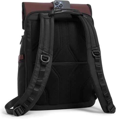 Tumi Men's Logistics Flap Lid Backpack, Oxblood, One Size in Kuwait