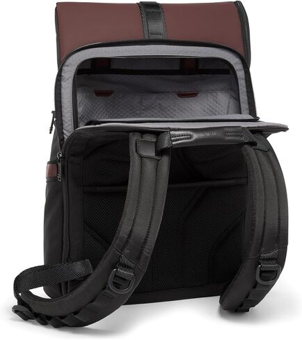 Tumi Men's Logistics Flap Lid Backpack, Oxblood, One Size in Kuwait