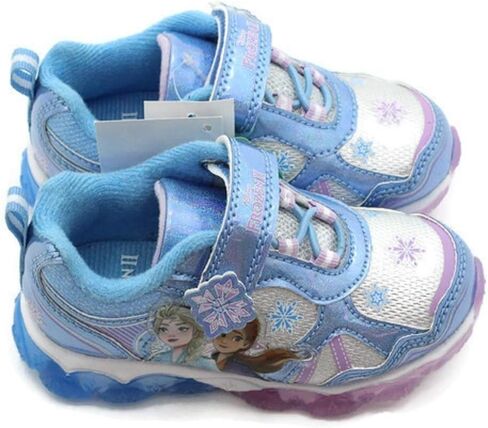 Disney Frozen 2 Girls Lighted Athletic Sneaker (Toddler/Little Kid) in Saudi Arabia
