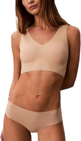 Calvin Klein Women's Invisibles Comfort Seamless Lightly Lined V Neck Bralette Bra in Saudi Arabia