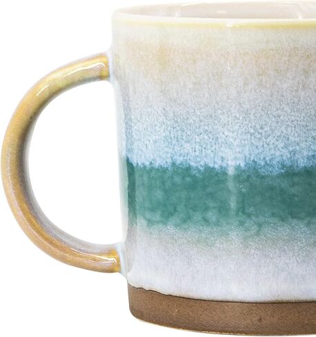 COLLECTIVE HOME - Reactive Glaze Coffee Mug Ceramic Tea Cup for Office and Home, 18 oz, Dishwasher and Microwave Safe(Set of 2) in Saudi Arabia