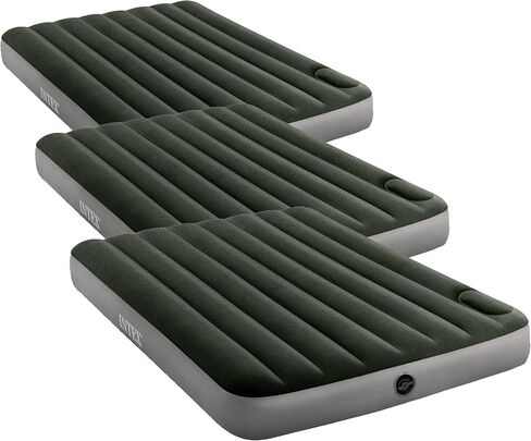 Intex Dura-Beam Standard Series Downy Portable Inflatable Airbed with Built-in Foot Pump, Twin Size in Saudi Arabia