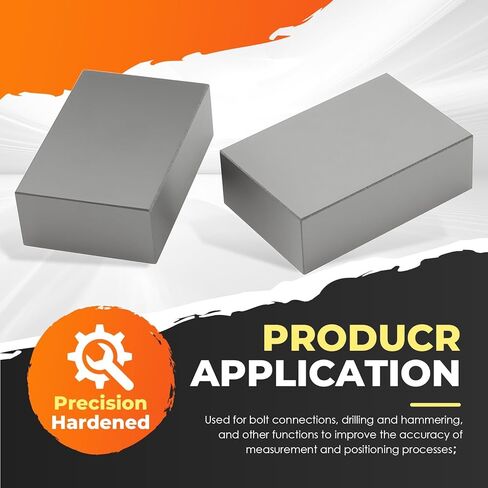 Precision Hardened Steel Block 1-2-3 Blocks, 2-4-6 Blocks, Matched Pair .0002" (1-2-3 No Holes) in Saudi Arabia