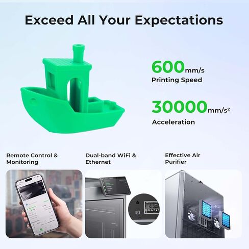 طابعة Creality الراتنج ثلاثية الأبعاد HALOT-ONE PRO، شاشة LCD مقاس 7.04 بوصة، تطبيق للتحكم في السحابة عن بعد، حركة مضمونة بواسطة المحور Z مع قضبان خطية مزدوجة، شاشة لمس 5 بوصة، طابعات ثلاثية الأبعاد، بناء 130 * 122 * 160 مم in Saudi Arabia