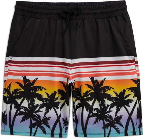 TomboyX Swim 9" Lined Board Shorts, Bathing Suit Athletic Sports Bottom Mid-Rise Trunks, UPF 50 Sun Protection, (XS-6X) in Kuwait