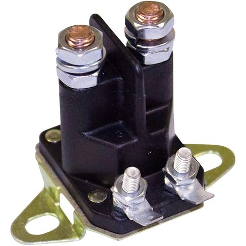 BlueStars 435-700 Starter Solenoid 3 Terminal 12V - متوافق مع Husqvarna Most Riders وZero Turn Mowers 539101714، Trombetta 812-1221-211 854-1221-210 93265-9 93265WR 93265-WR in Kuwait