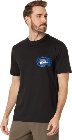 Quiksilver Men's Standard Mix Session Short Sleeve Rashguard Surf Tee in Saudi Arabia