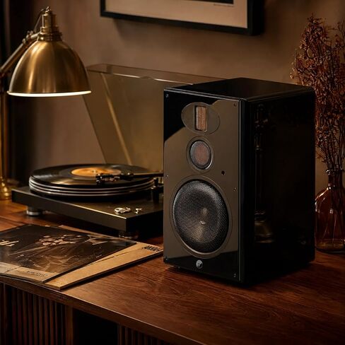 مكبرات صوت HiVi-Swans M5A Hi-Fi Bluetooth على رف الكتب - مكبرات صوت احترافية لشاشة الاستوديو - مكبرات صوت Wi-Fi منزلية تعمل بالطاقة مقاس 8 بوصات، صوت جهير متفجر للغرفة الكبيرة in Saudi Arabia