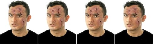 Woochie من Cinema Secrets Body Hits Bullet Holes Latex Appliance in Kuwait