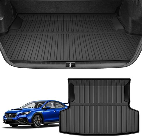 بطانات سجادات أرضية السيارة من AOMSAZTO مناسبة لسوبارو فورستر 2019 2020 2021 2022 2023 2024، سجادات أرضية السيارة شديدة التحمل TPE لجميع الأحوال الجوية، مجموعة كاملة من بطانات الأرضية المطاطية للصف الأول والثاني، سجادات سيارة مضادة للانزلاق، أسود in Kuwait
