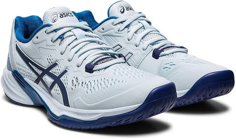 ASICS Women's Sky Elite FlyteFoam 2 Volleyball Shoes, 10, Light Sapphire/White in Saudi Arabia