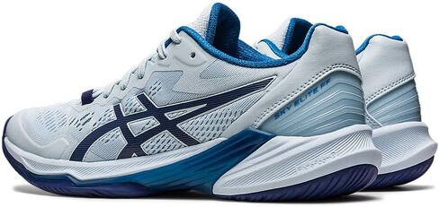 ASICS Women's Sky Elite FlyteFoam 2 Volleyball Shoes, 10, Light Sapphire/White in Saudi Arabia