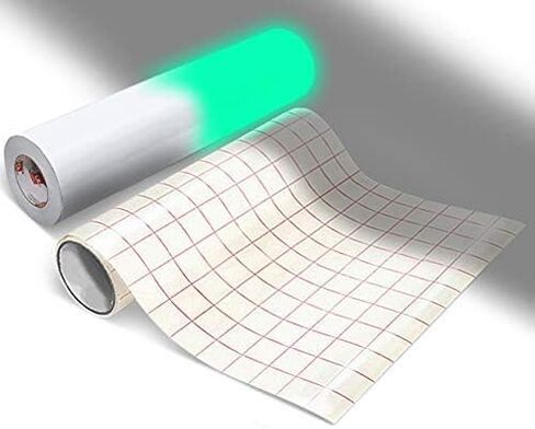 ORACAL 9300 Hi-Energy Glow in the Dark Luminescent Cast Vinyl 12" x 24" Roll Including 12" x 24" Roll of Clear Transfer Paper (1 Roll Pack) in Saudi Arabia