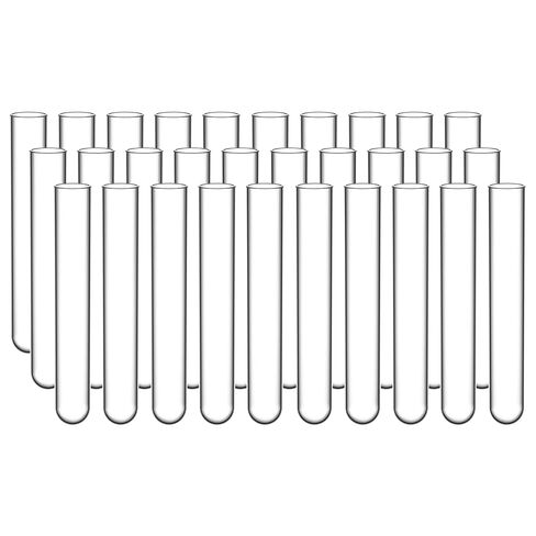 StonyLab Borosilicate Glass Round Bottom Test Tubes, 30mm OD X 165mm Length (Pack of 15) in Saudi Arabia