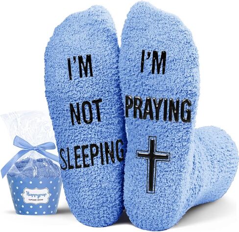 HAPPYPOP Christian Gifts for Women Jesus Gifts Faith Serenity Prayer Gifts, Funny Women Christian Socks Religious Socks in Saudi Arabia