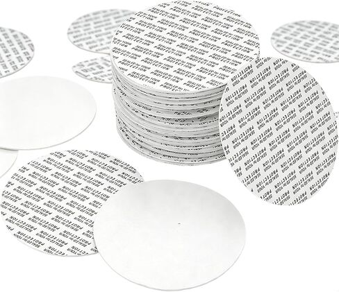 100PCS Pressure Sensitive Lines Foam Safety Tamper Resistant Seals for Cosmetic Bottle/Jar Cap Liners Tamper Seal Cap Liner Sealed (Diameter 3.5cm) in Saudi Arabia