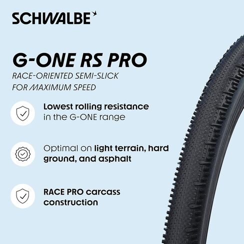 Schwalbe Race Tubeless Tire G-One RS EVO Pro Addix in Saudi Arabia
