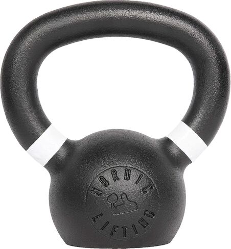 Kettlebell مصنوع من أجل تدريبات كروس فيت وصالة الألعاب الرياضية - حديد الزهر الحقيقي لتدريب القوة عن طريق رفع الأثقال in Saudi Arabia