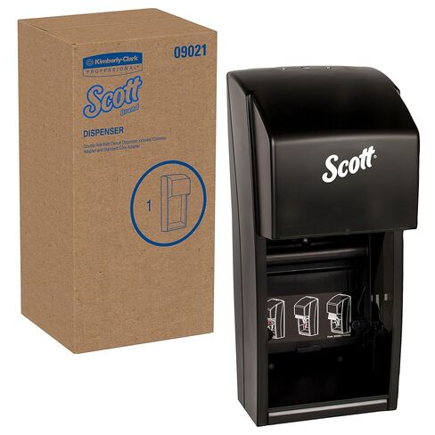 Scott - 3600009021 09021 Essential SRB Tissue Dispenser, 6 6/10 x 6 x 13 6/10, Plastic, Smoke in Saudi Arabia