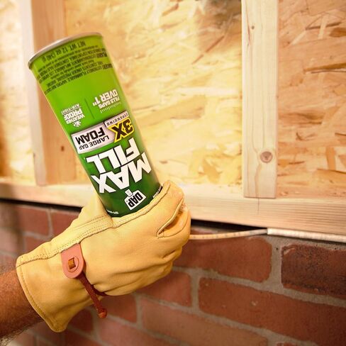 DAP 7565000043 Touch 'n Foam 4001031212 MaxFill أقصى قدر من مانع التسرب الموسع، 12 أونصة، أسمر ضارب للصفرة in Kuwait