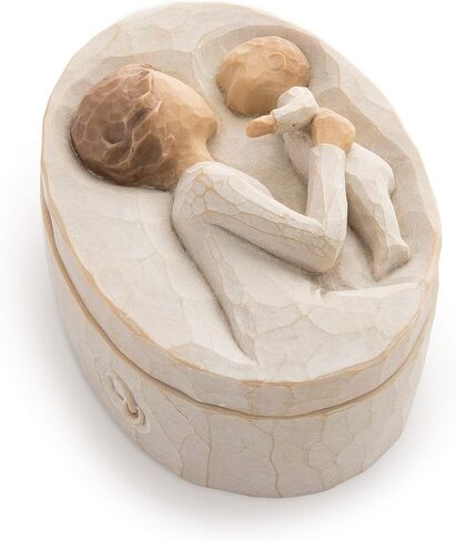 Willow Tree Grandmother, sculpted hand-painted keepsake box in Kuwait