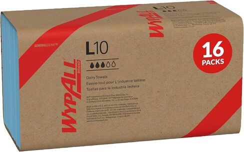 مناشف دايفري من ويبول 01770 L10 SANI-PREP ، مسندة، طبقة واحدة، 10 1/2 x 9 3/10، 200 لكل عبوة (عبوة من 12 قطعة) in Kuwait