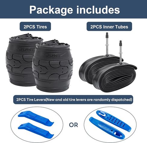 YUNSCM 700C Bike Tires 700x28C/28-622 60TPI and 700C Bike Tubes Presta Valve with 2 Rim Strips Compatible with 700 x 25C 700 x 28C Bike Bicycle Tires and Tubes (Y-1154) in Saudi Arabia