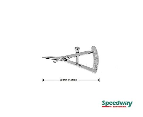 Castroviejo Caliper Scleral, Curved I Stainless Steel I Approx 80 mm. in Saudi Arabia