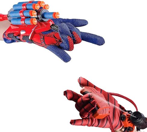 2Pcs Launcher Wrist Toy Set for Kids,Hero Role-Play Toy,DIY Cosplay Children's Wrist Soft Missile Launcher,Birthday for Kids in Saudi Arabia